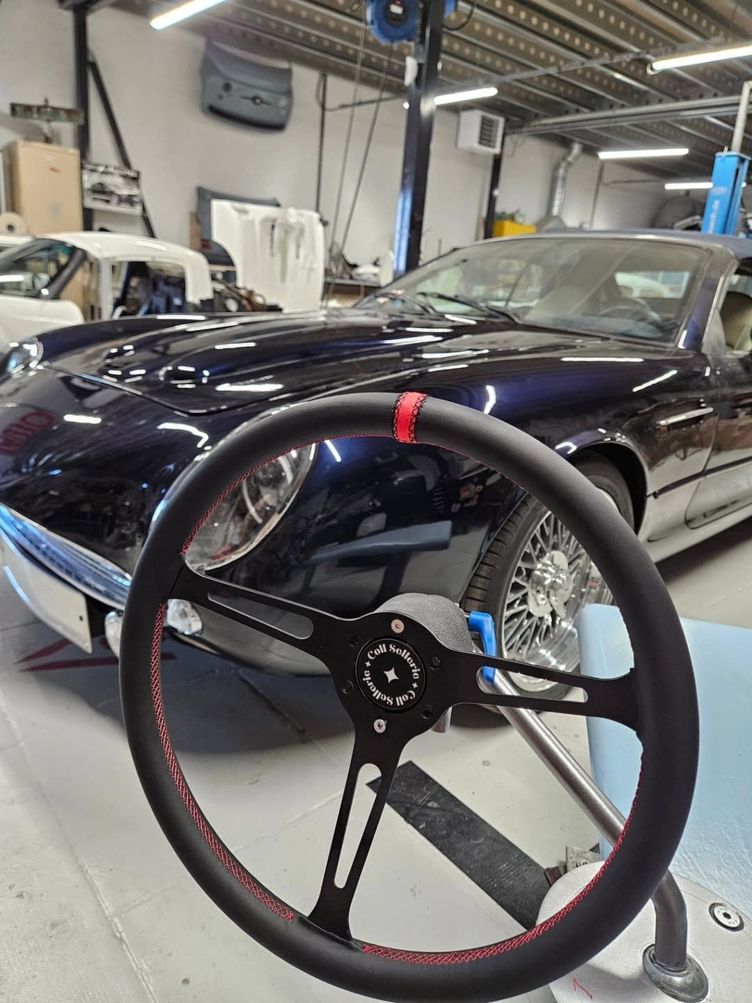 Volant Mercedes SLR après repigmentation